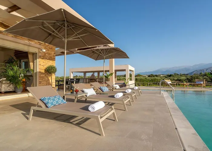 Villa Anastasia With Private Heated Pool And Privacy Chania (Crete)